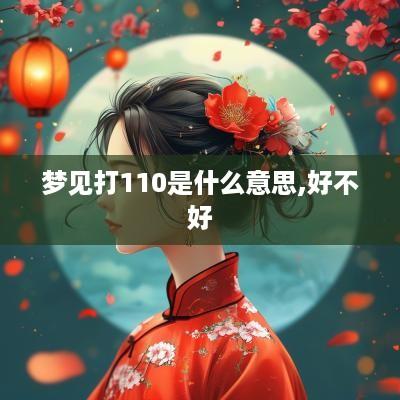 梦见打110是什么意思,好不好
