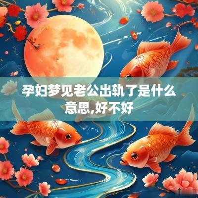 孕妇梦见老公出轨了是什么意思,好不好