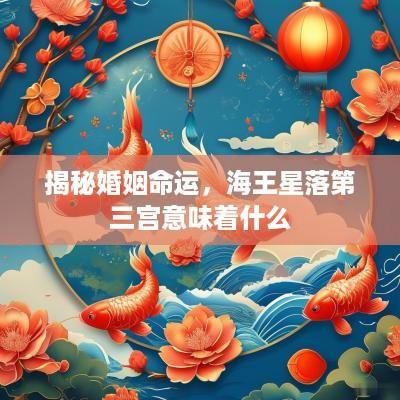 揭秘婚姻命运，海王星落第三宫意味着什么