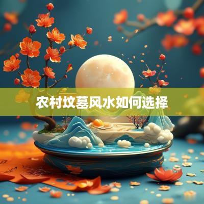农村坟墓风水如何选择 农村坟墓风水如何选择