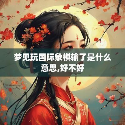 梦见玩国际象棋输了是什么意思,好不好