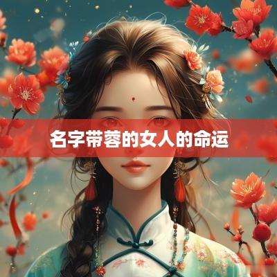 名字带蓉的女人的命运