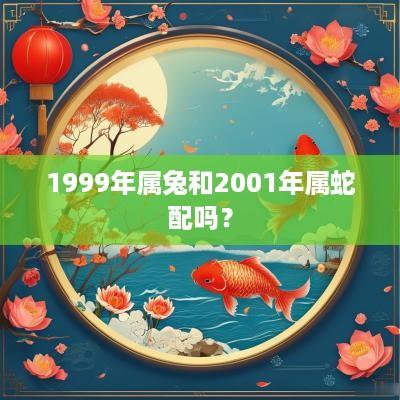 1999年属兔和2001年属蛇配吗？