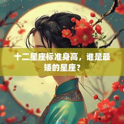 十二星座标准身高，谁是最矮的星座？