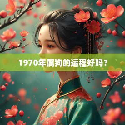 1970年属狗的运程好吗？