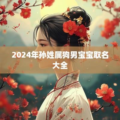 2025年孙姓属狗男宝宝取名大全