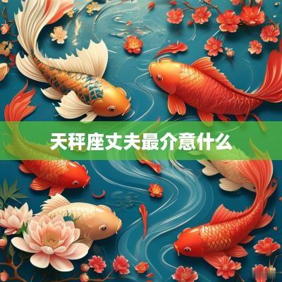 天秤座丈夫最介意什么