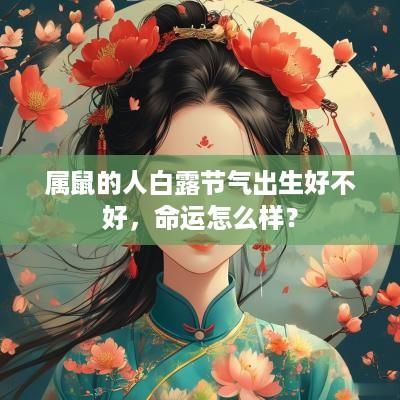 属鼠的人白露节气出生好不好，命运怎么样？