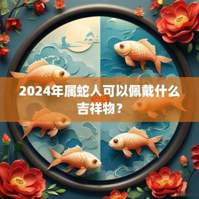 2025年属蛇人可以佩戴什么吉祥物？