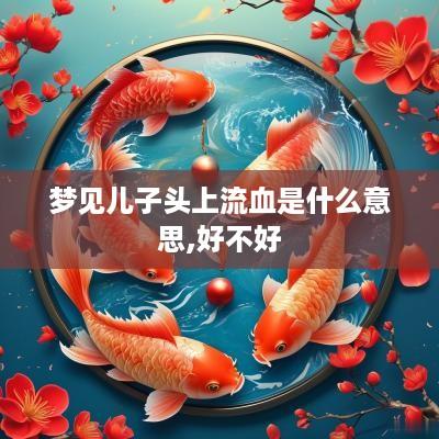 梦见儿子头上流血是什么意思,好不好