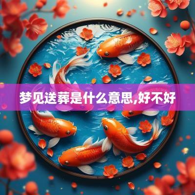梦见送葬是什么意思,好不好