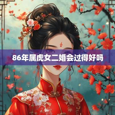86年属虎女二婚会过得好吗