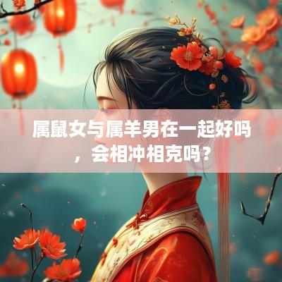 属鼠女与属羊男在一起好吗，会相冲相克吗？