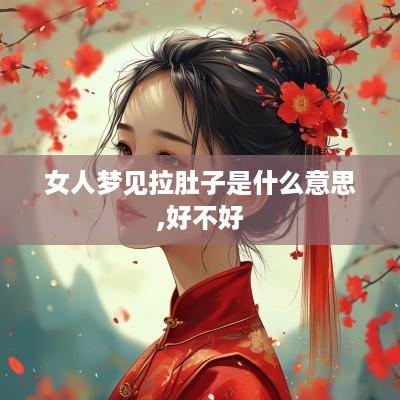 女人梦见拉肚子是什么意思,好不好
