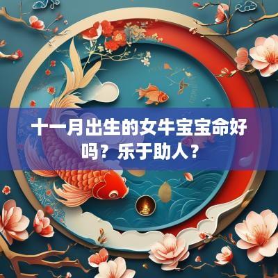 十一月出生的女牛宝宝命好吗？乐于助人？