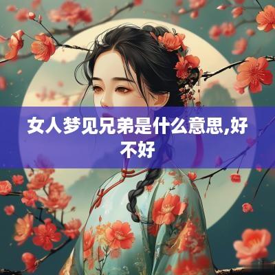 女人梦见兄弟是什么意思,好不好