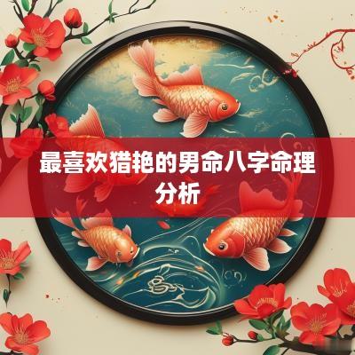 最喜欢猎艳的男命八字命理分析