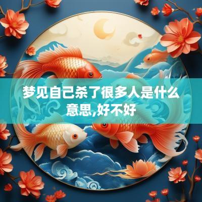 梦见自己杀了很多人是什么意思,好不好