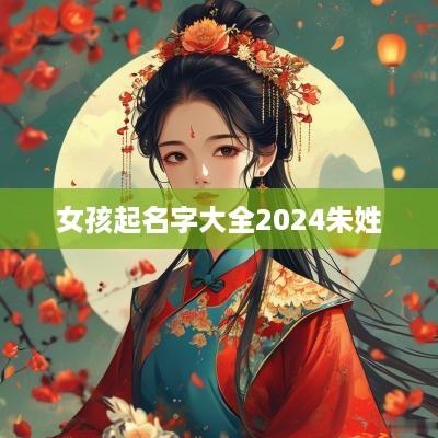 女孩起名字大全2025朱姓