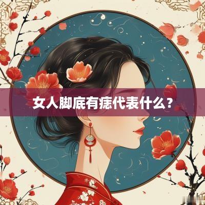 女人脚底有痣代表什么？
