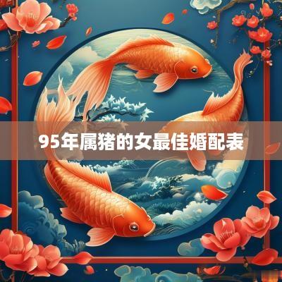 95年属猪的女最佳婚配表