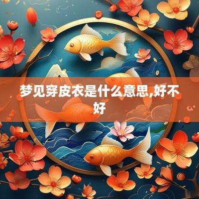 梦见穿皮衣是什么意思,好不好