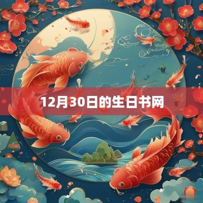 12月30日的生日书网