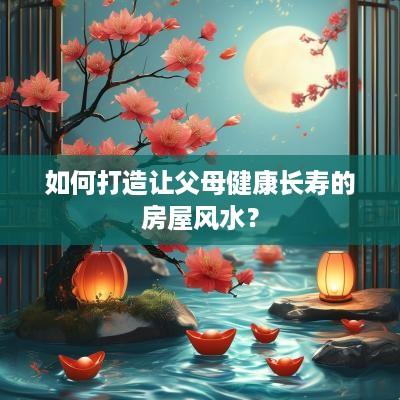 如何打造让父母健康长寿的房屋风水？