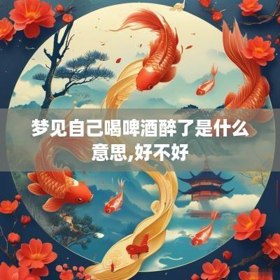 梦见自己喝啤酒醉了是什么意思,好不好