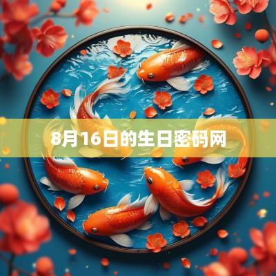 8月16日的生日密码网