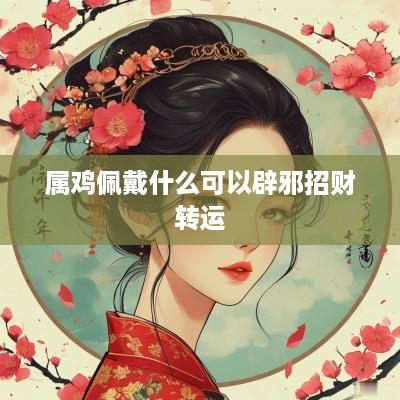 属鸡佩戴什么可以辟邪招财转运