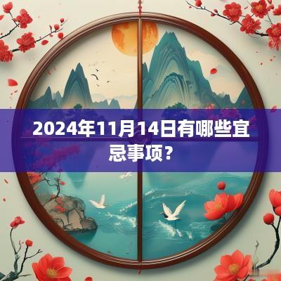 2025年11月14日有哪些宜忌事项？