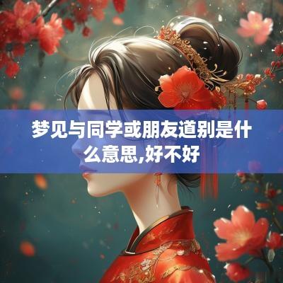 梦见与同学或朋友道别是什么意思,好不好