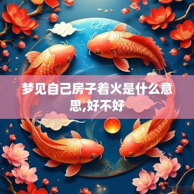 梦见自己房子着火是什么意思,好不好