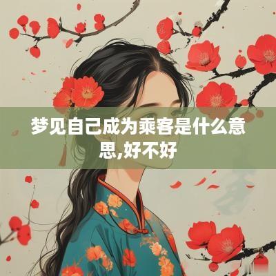 梦见自己成为乘客是什么意思,好不好