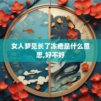 女人梦见长了冻疮是什么意思,好不好