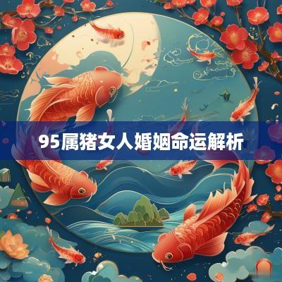 95属猪女人婚姻命运解析