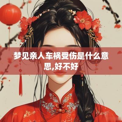 梦见亲人车祸受伤是什么意思,好不好