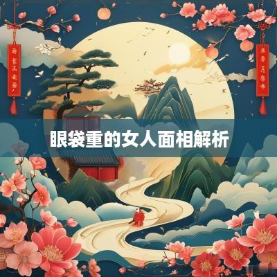眼袋重的女人面相解析