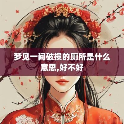 梦见一间破损的厕所是什么意思,好不好