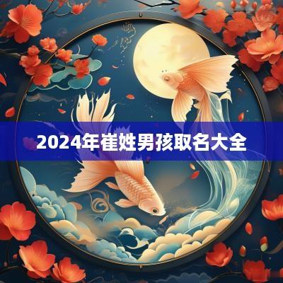 2025年崔姓男孩取名大全