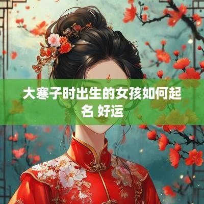 大寒子时出生的女孩如何起名 好运