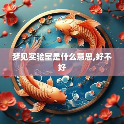 梦见实验室是什么意思,好不好