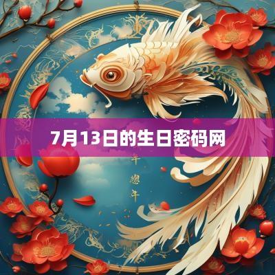 7月13日的生日密码网