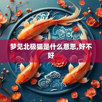 梦见北极狐是什么意思,好不好