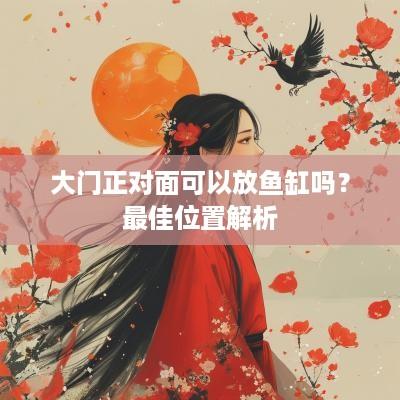 大门正对面可以放鱼缸吗？最佳位置解析