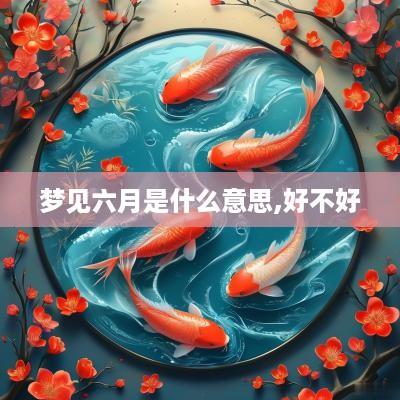 梦见六月是什么意思,好不好