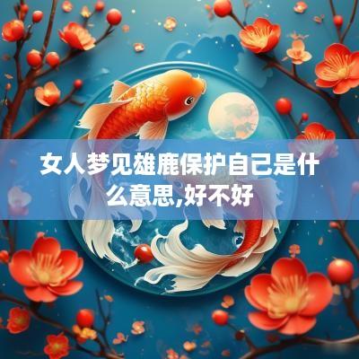 女人梦见雄鹿保护自己是什么意思,好不好