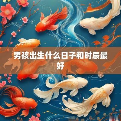 男孩出生什么日子和时辰最好