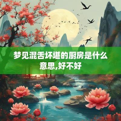 梦见混舌坏堪的厨房是什么意思,好不好
